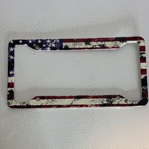 American Flag License Plate Frame